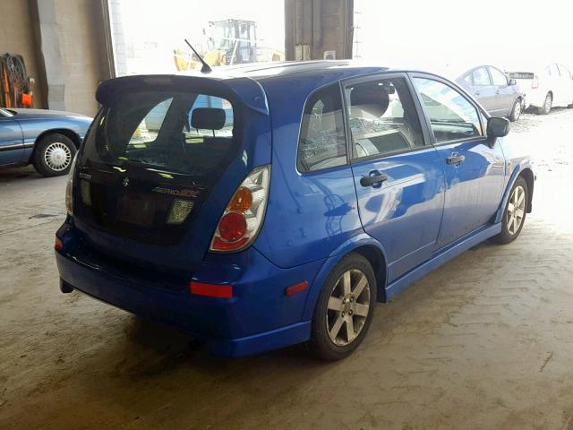 JS2RC62H665353297 - 2006 SUZUKI AERIO BLUE photo 4