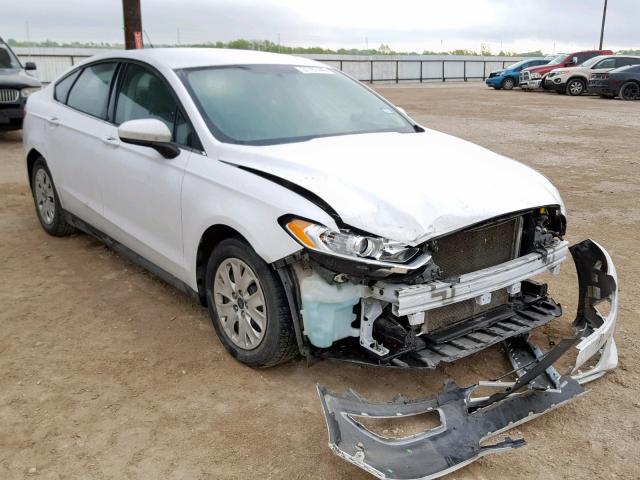 1FA6P0G71E5375579 - 2014 FORD FUSION S SILVER photo 1