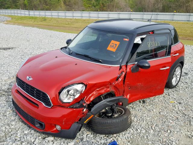 WMWZC3C58EWP52392 - 2014 MINI COOPER S C RED photo 2