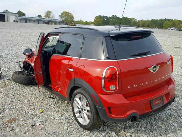 WMWZC3C58EWP52392 - 2014 MINI COOPER S C RED photo 3