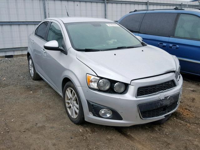 1G1JC5SH1C4129334 - 2012 CHEVROLET SONIC LT SILVER photo 1