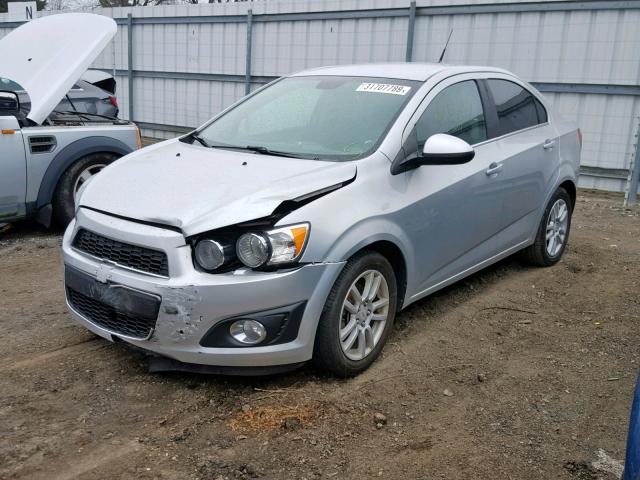 1G1JC5SH1C4129334 - 2012 CHEVROLET SONIC LT SILVER photo 2