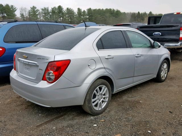 1G1JC5SH1C4129334 - 2012 CHEVROLET SONIC LT SILVER photo 4