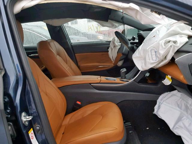 4T1BZ1FB1KU001288 - 2019 TOYOTA AVALON XLE BLUE photo 5