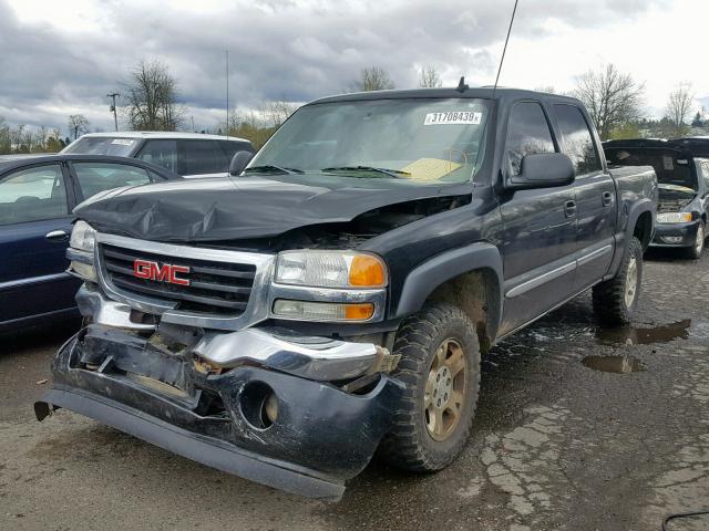 2GTEK13Z861257307 - 2006 GMC NEW SIERRA BLACK photo 2