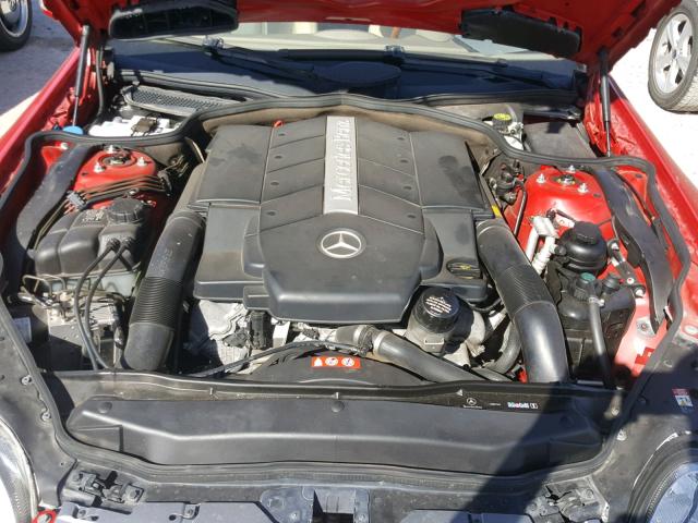 WDBSK75F96F114835 - 2006 MERCEDES-BENZ SL 500 RED photo 7