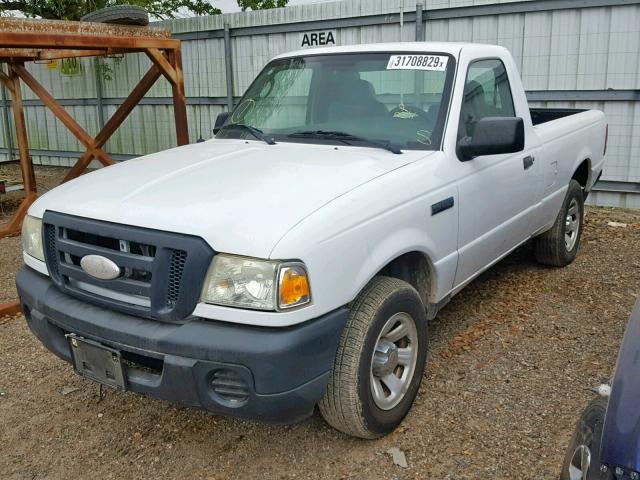 1FTYR10D38PB01604 - 2008 FORD RANGER WHITE photo 2