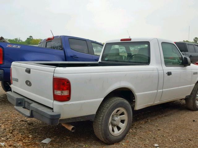 1FTYR10D38PB01604 - 2008 FORD RANGER WHITE photo 4