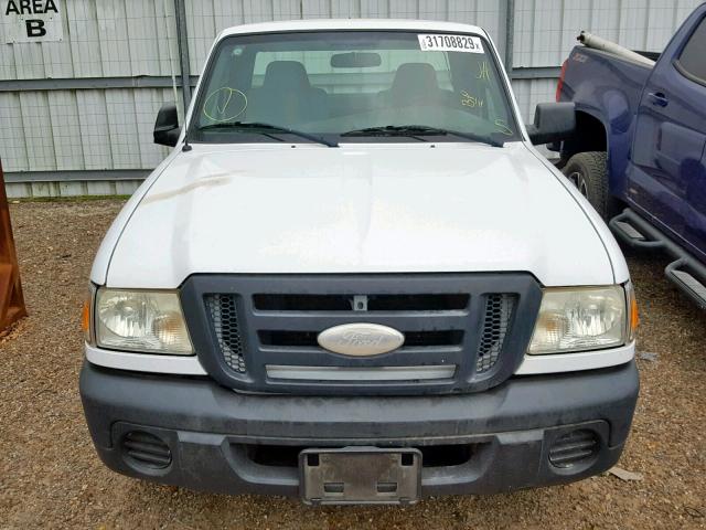 1FTYR10D38PB01604 - 2008 FORD RANGER WHITE photo 9