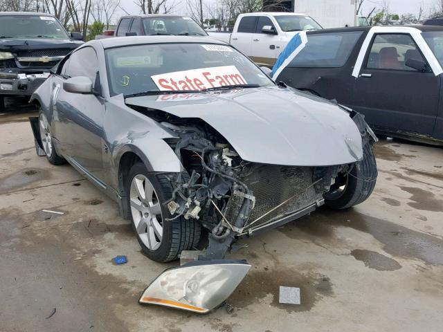 JN1AZ34D44T163492 - 2004 NISSAN 350Z COUPE GRAY photo 1