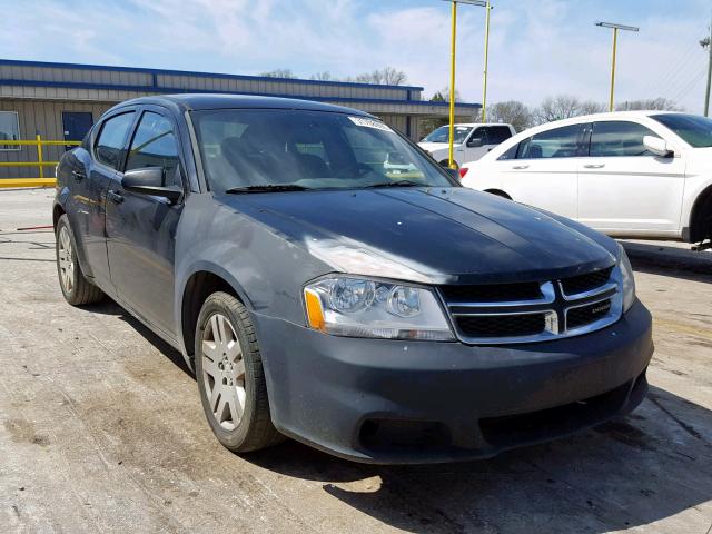 1B3BD4FB2BN564401 - 2011 DODGE AVENGER EX BLACK photo 1