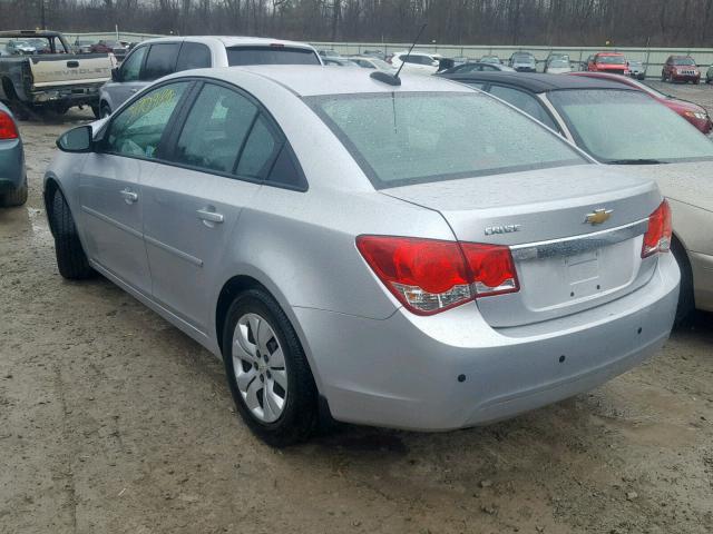 1G1PA5SG0F7185162 - 2015 CHEVROLET CRUZE LS SILVER photo 3