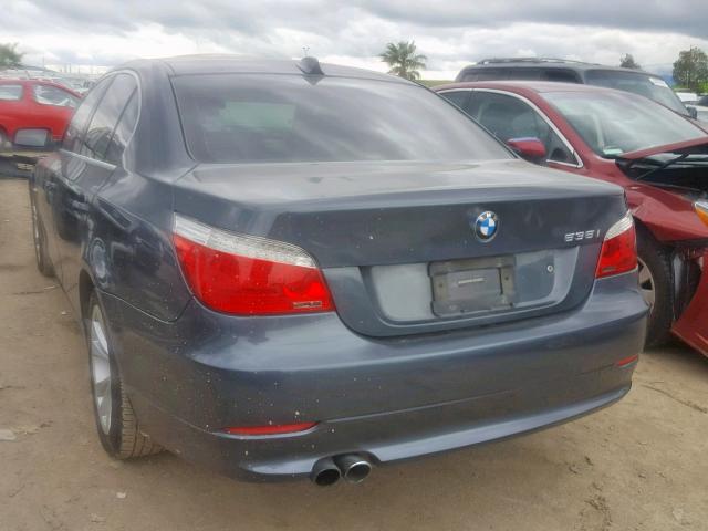 WBANW1C59AC165527 - 2010 BMW 535 I GRAY photo 3