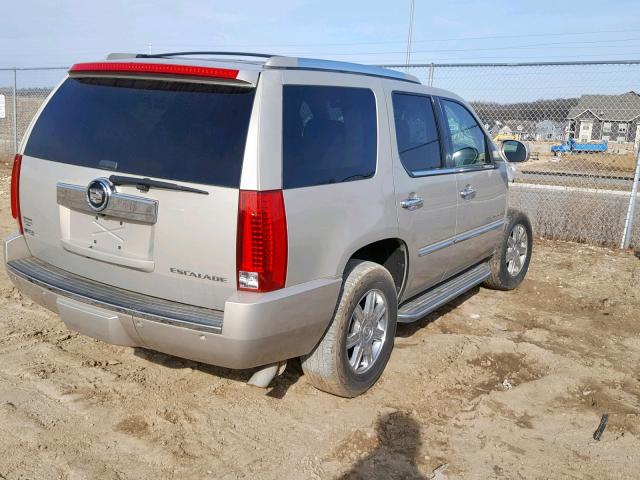 1GYFC13259R267030 - 2009 CADILLAC ESCALADE BEIGE photo 4