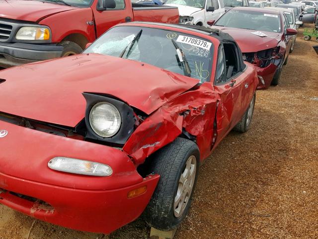 JM1NA3533V0732377 - 1997 MAZDA MX-5 MIATA RED photo 9