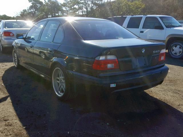 WBADN63493GN89627 - 2003 BMW 540 I AUTO BLACK photo 3