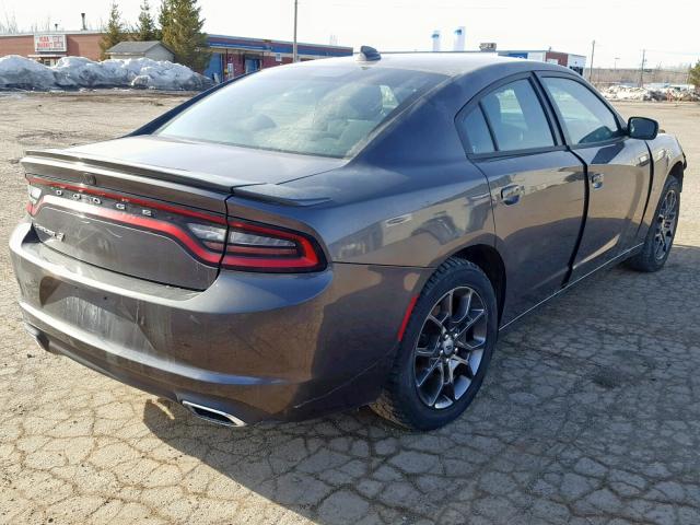 2C3CDXJG1JH256140 - 2018 DODGE CHARGER GT GRAY photo 4