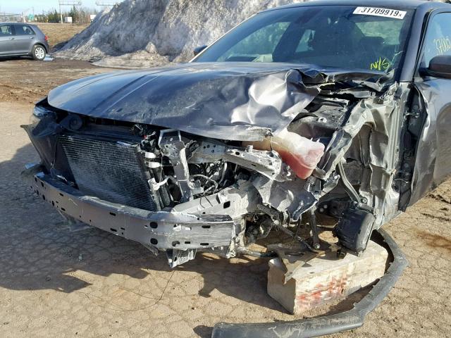2C3CDXJG1JH256140 - 2018 DODGE CHARGER GT GRAY photo 9