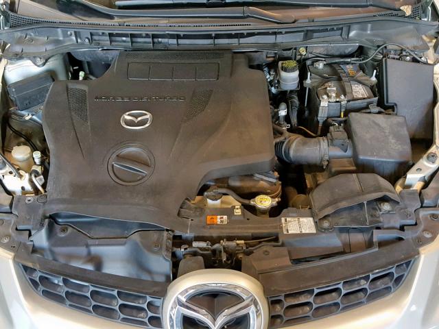 JM3ER29L580194614 - 2008 MAZDA CX-7 SILVER photo 7