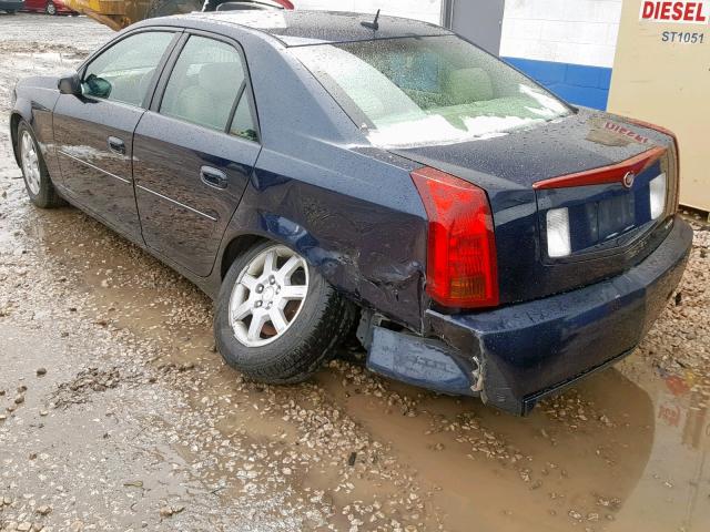 1G6DP567250107687 - 2005 CADILLAC CTS HI FEA BLUE photo 3