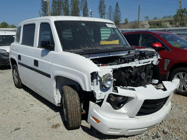 57WMD2A63EM101713 - 2014 FORD VAN WHITE photo 1