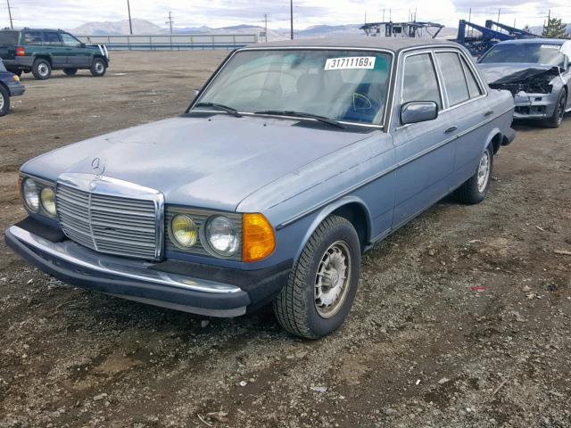 WDBAB33C3FA265079 - 1985 MERCEDES-BENZ 300 DT BLUE photo 2