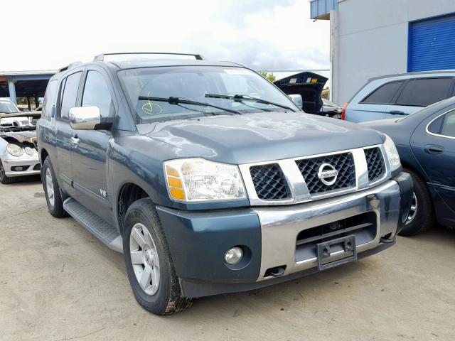 5N1AA08B26N701976 - 2006 NISSAN ARMADA SE GREEN photo 1