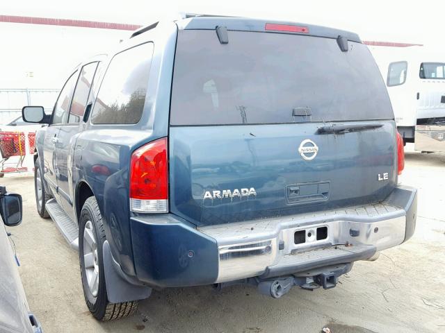 5N1AA08B26N701976 - 2006 NISSAN ARMADA SE GREEN photo 3