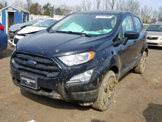 MAJ6P1SL6JC220977 - 2018 FORD ECOSPORT S BLACK photo 2