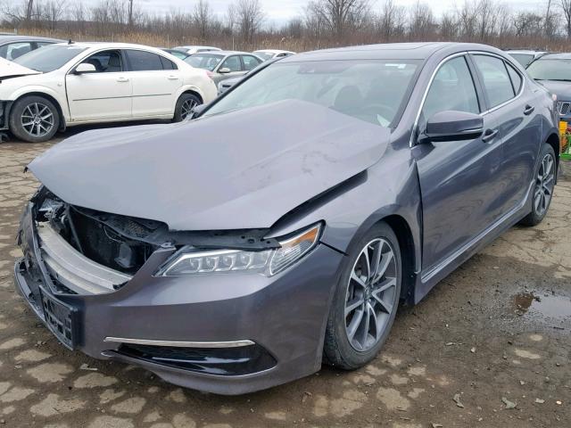 19UUB2F54HA001735 - 2017 ACURA TLX TECH GRAY photo 2