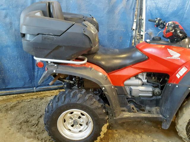 1HFTE3323C4700448 - 2012 HONDA TRX680 FC RED photo 6