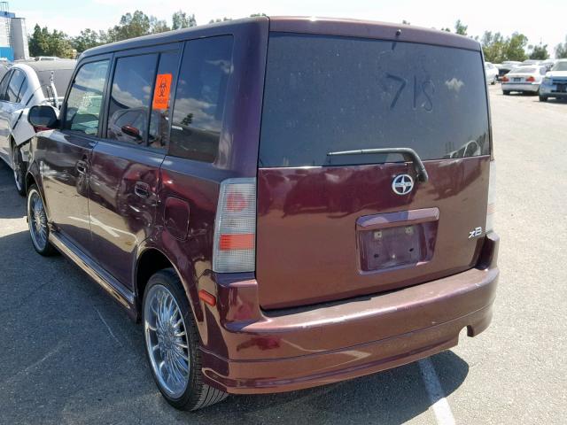 JTLKT334664036118 - 2006 TOYOTA SCION XB 栗色 照片 3