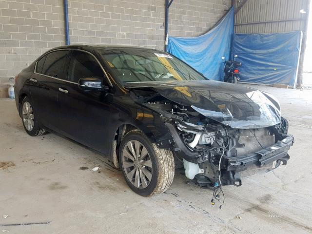 1HGCR3F83DA032086 - 2013 HONDA ACCORD EXL BLACK photo 1