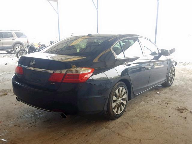 1HGCR3F83DA032086 - 2013 HONDA ACCORD EXL BLACK photo 4