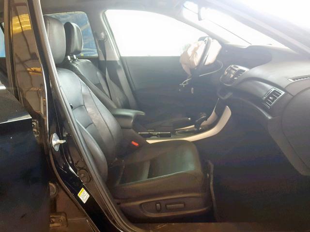 1HGCR3F83DA032086 - 2013 HONDA ACCORD EXL BLACK photo 5