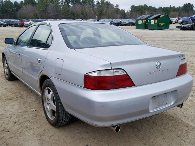 19UUA56683A016745 - 2003 ACURA 3.2TL SILVER photo 3