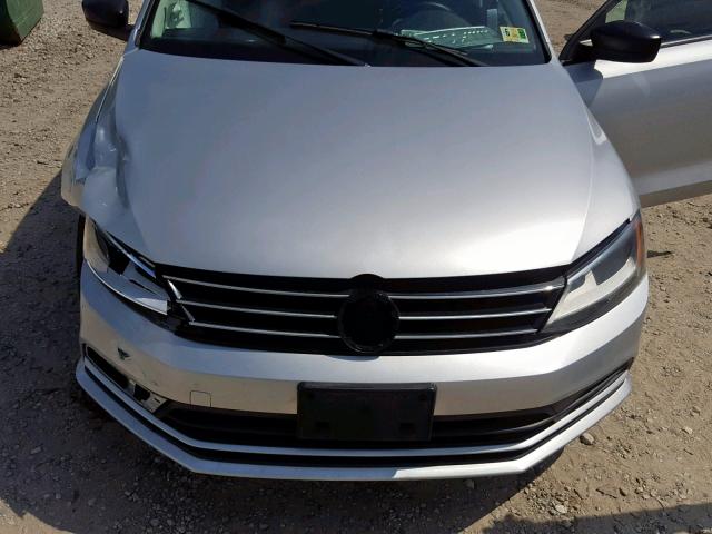 3VW3A7AJ6FM250386 - 2015 VOLKSWAGEN JETTA TDI SILVER photo 7