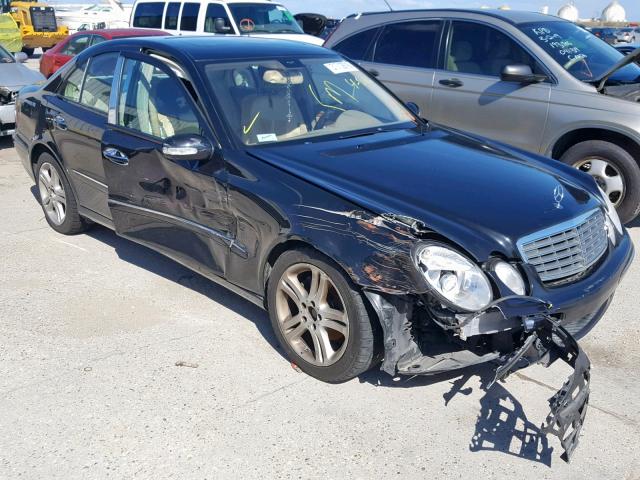 WDBUF56J46A972778 - 2006 MERCEDES-BENZ E 350 BLACK photo 1