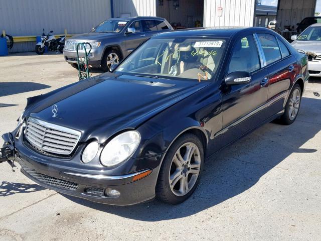 WDBUF56J46A972778 - 2006 MERCEDES-BENZ E 350 BLACK photo 2