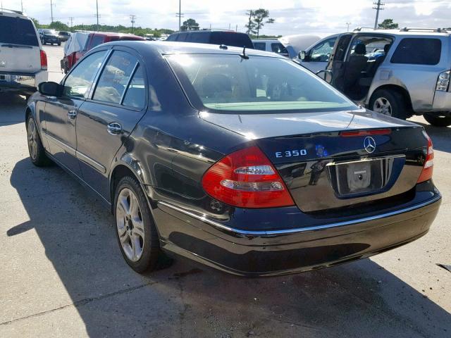 WDBUF56J46A972778 - 2006 MERCEDES-BENZ E 350 BLACK photo 3