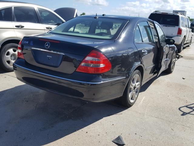 WDBUF56J46A972778 - 2006 MERCEDES-BENZ E 350 BLACK photo 4