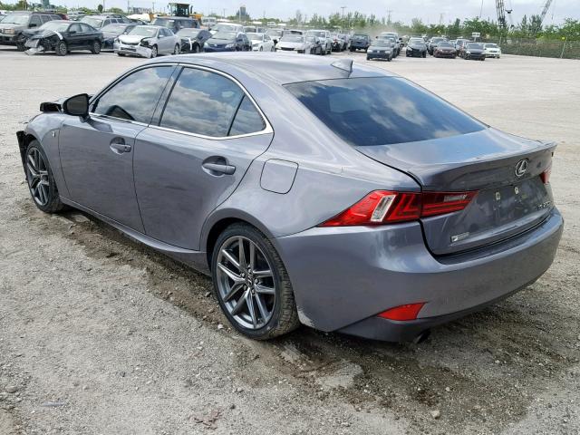 JTHBF1D20F5063604 - 2015 LEXUS IS 250 GRAY photo 3