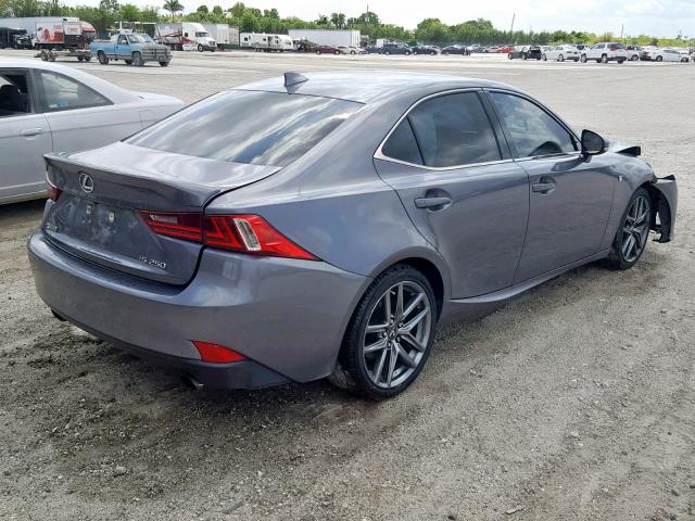 JTHBF1D20F5063604 - 2015 LEXUS IS 250 GRAY photo 4