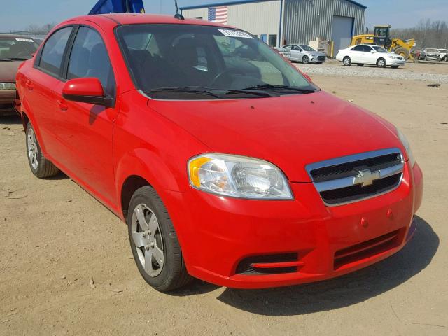 KL1TD5DE3BB151160 - 2011 CHEVROLET AVEO LS RED photo 1