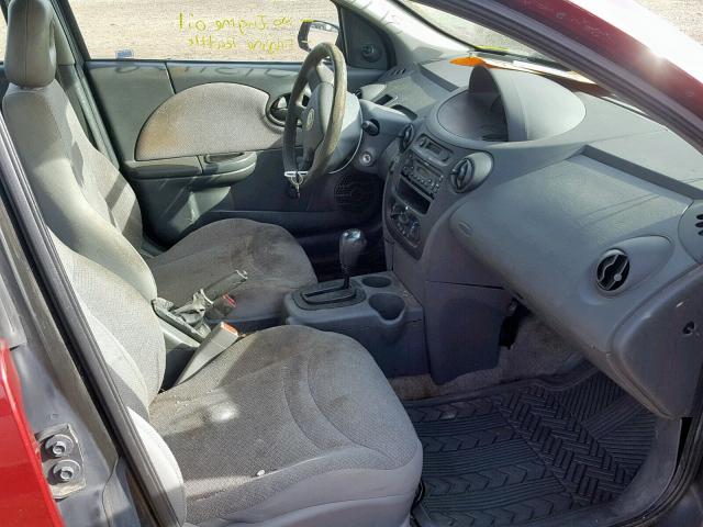 1G8AG52F95Z115112 - 2005 SATURN ION LEVEL RED photo 5