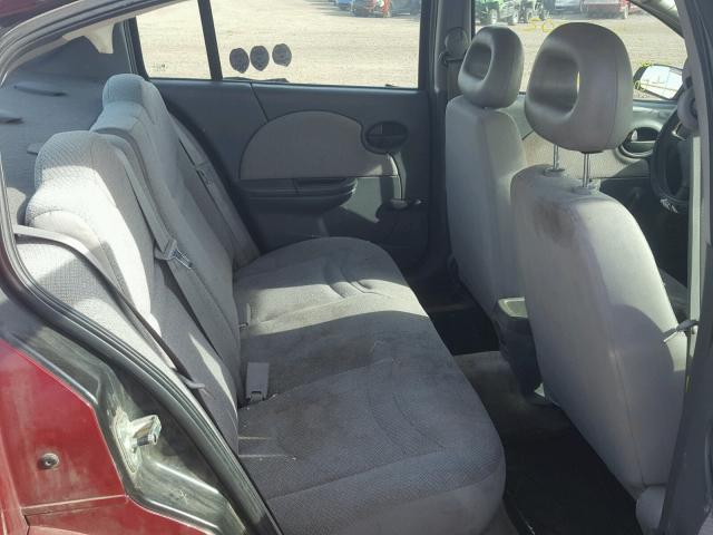 1G8AG52F95Z115112 - 2005 SATURN ION LEVEL RED photo 6