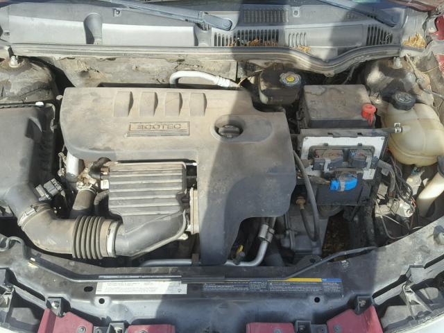 1G8AG52F95Z115112 - 2005 SATURN ION LEVEL RED photo 7