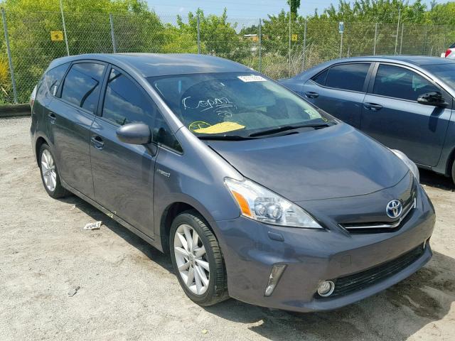 JTDZN3EU2C3114039 - 2012 TOYOTA PRIUS V GRAY photo 1