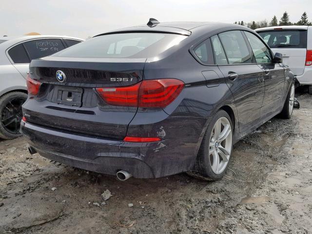 WBA5M4C58FD186362 - 2015 BMW 535 XIGT BLACK photo 4