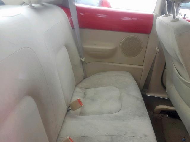 3VWCC21C5XM402769 - 1999 VOLKSWAGEN NEW BEETLE წითელი ფოტო 6